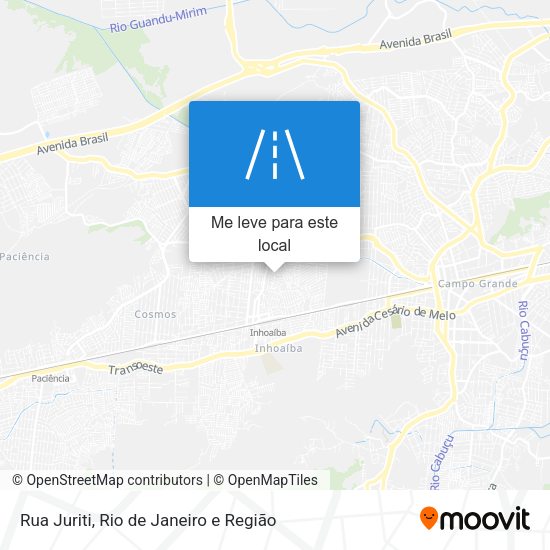 Rua Juriti mapa