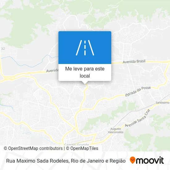 Rua Maximo Sada Rodeles mapa