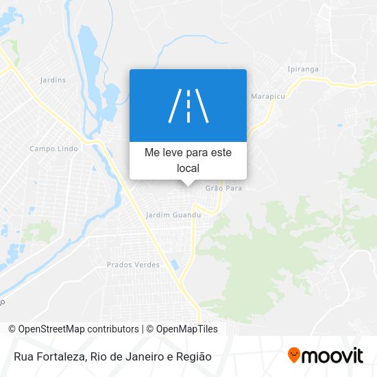 Rua Fortaleza mapa