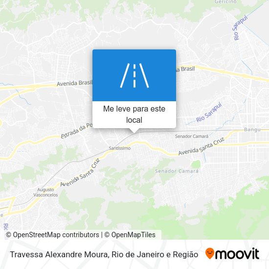 Travessa Alexandre Moura mapa