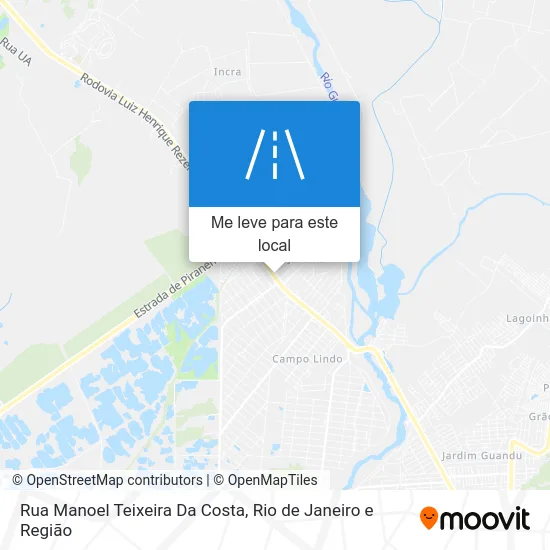 Rua Manoel Teixeira Da Costa mapa