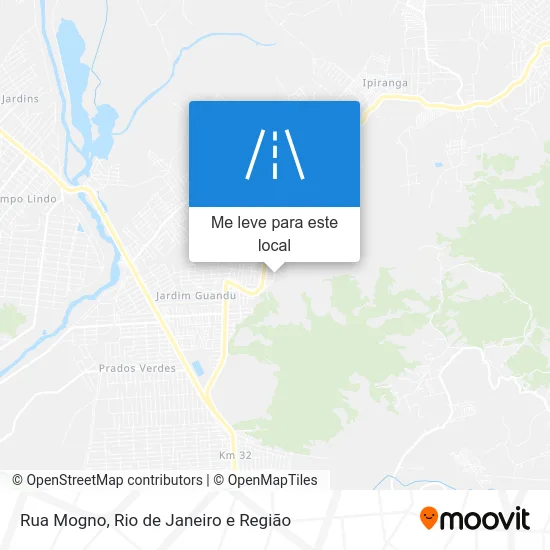 Rua Mogno mapa