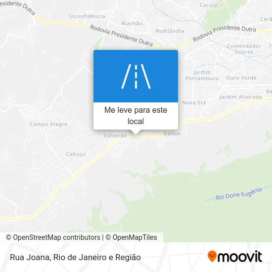 Rua Joana mapa
