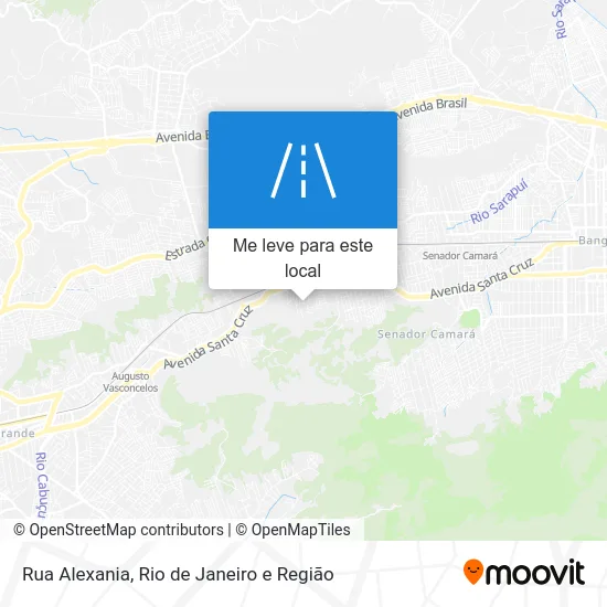 Rua Alexania mapa