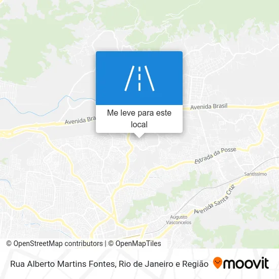 Rua Alberto Martins Fontes mapa
