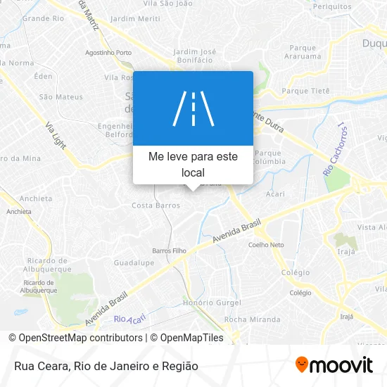 Rua Ceara mapa