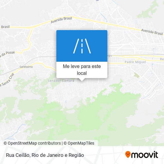 Rua Ceilão mapa