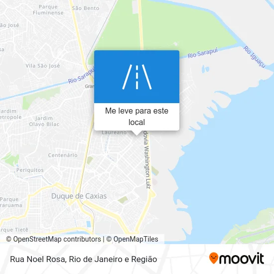 Rua Noel Rosa mapa