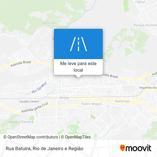 Rua Batuira mapa
