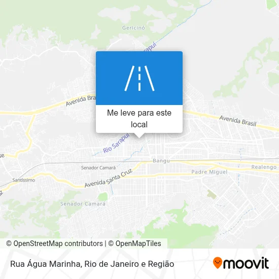 Rua Água Marinha mapa