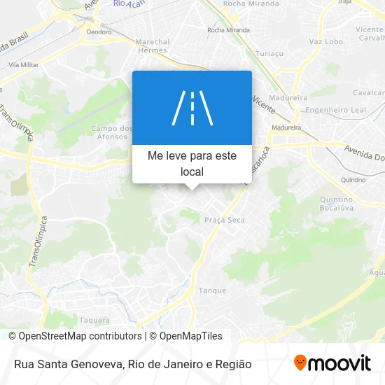 Rua Santa Genoveva mapa