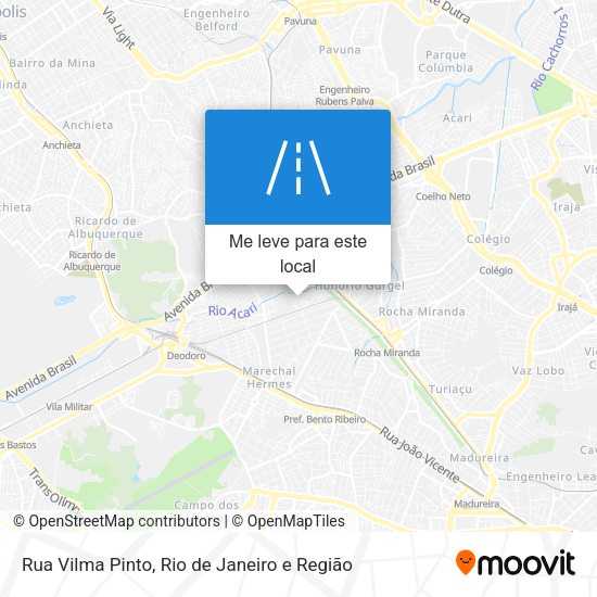 Rua Vilma Pinto mapa