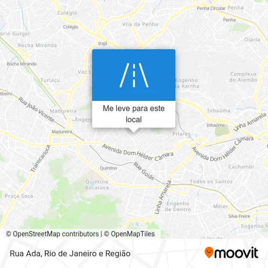 Rua Ada mapa