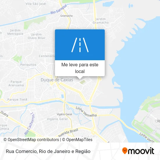 Rua Comercio mapa