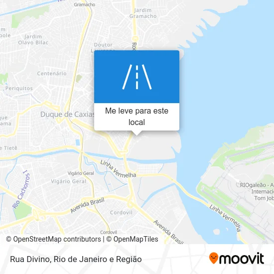 Rua Divino mapa