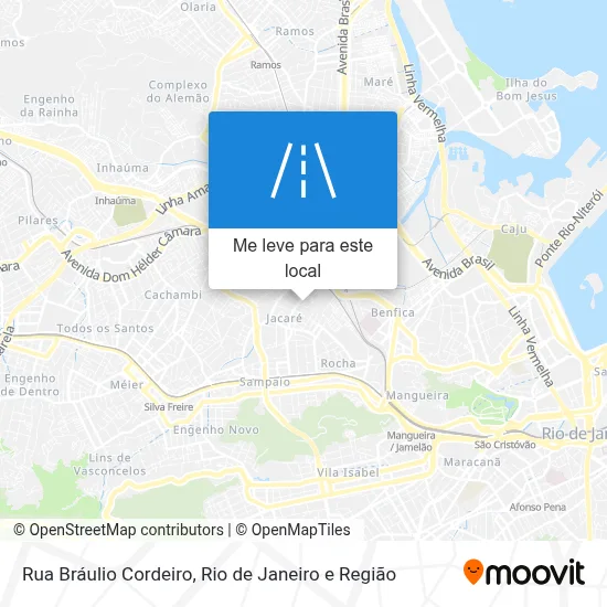 Rua Bráulio Cordeiro mapa