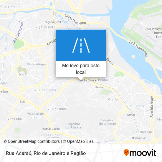 Rua Acaraú mapa