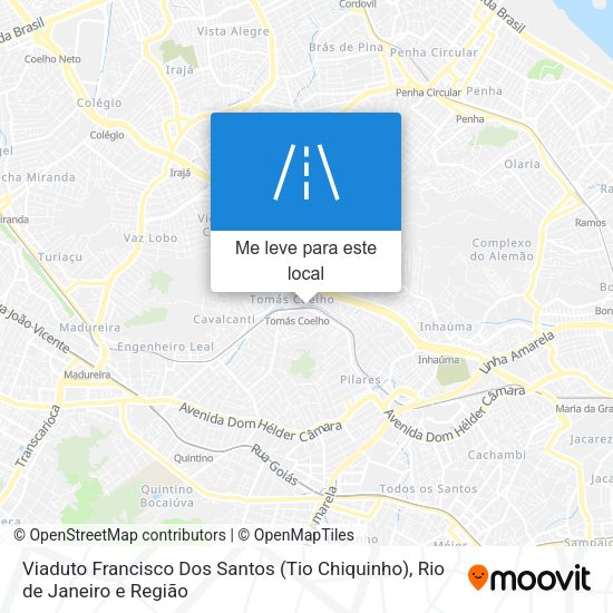 Viaduto Francisco Dos Santos (Tio Chiquinho) mapa