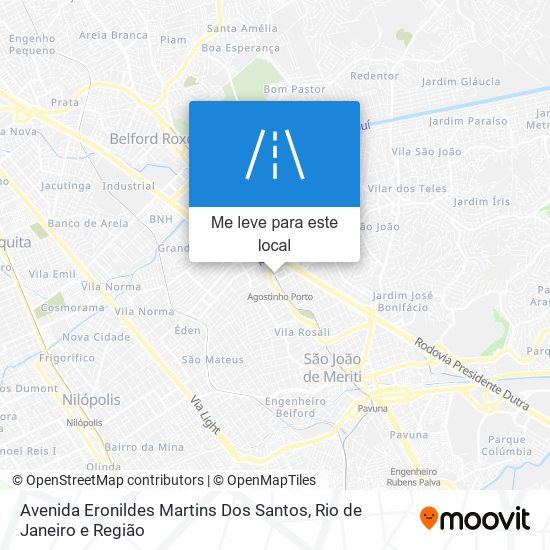 Avenida Eronildes Martins Dos Santos mapa