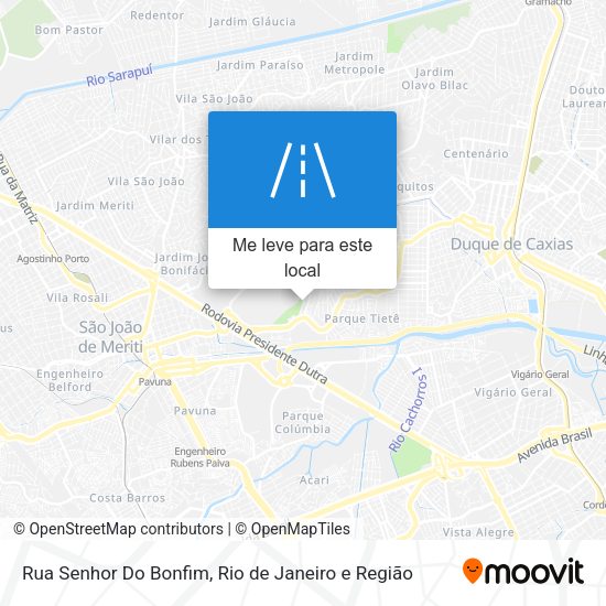 Rua Senhor Do Bonfim mapa