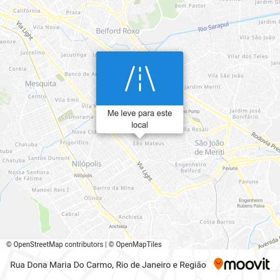 Rua Dona Maria Do Carmo mapa