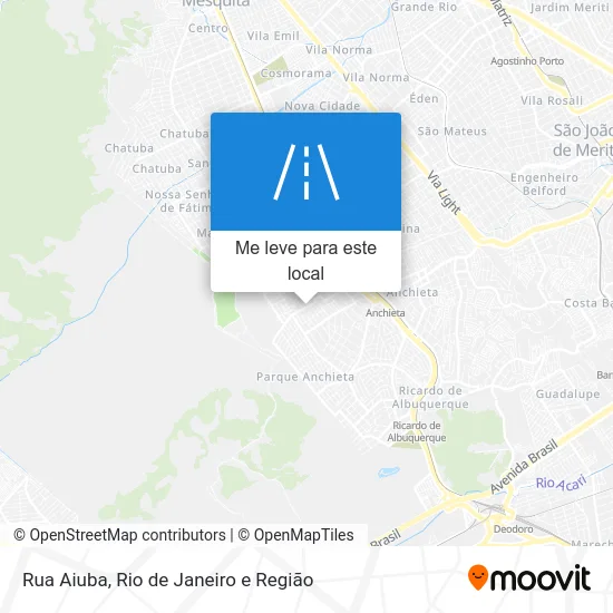 Rua Aiuba mapa