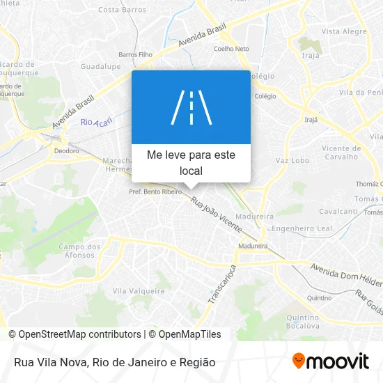 Rua Vila Nova mapa
