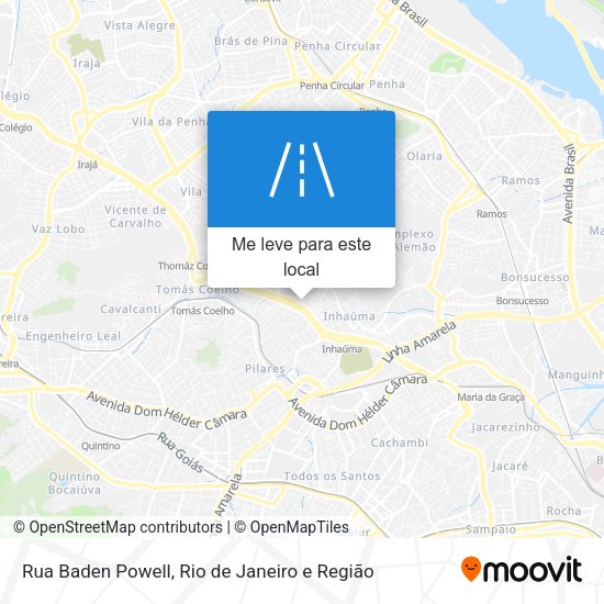 Rua Baden Powell mapa