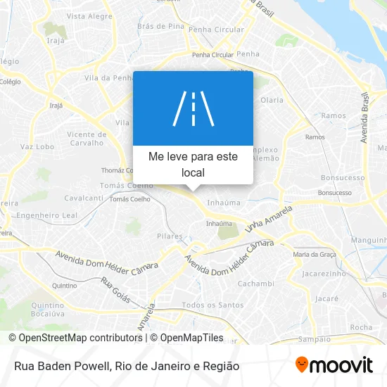 Rua Baden Powell mapa