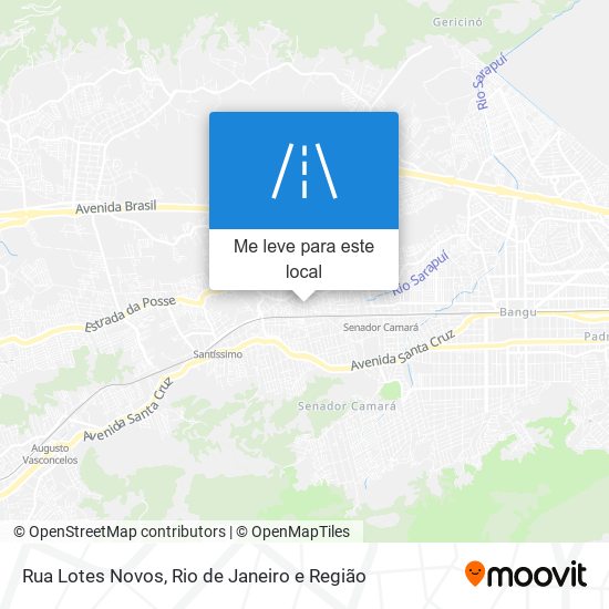 Rua Lotes Novos mapa