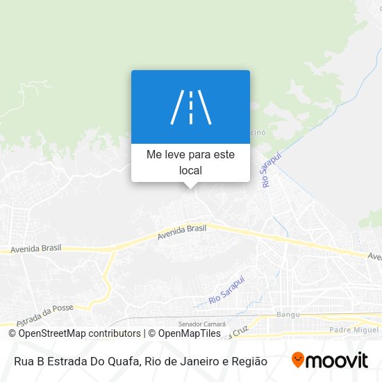 Rua B Estrada Do Quafa mapa