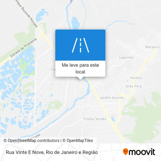 Rua Vinte E Nove mapa