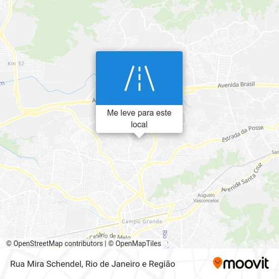 Rua Mira Schendel mapa