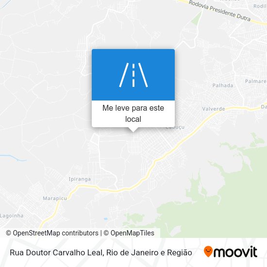 Rua Doutor Carvalho Leal mapa