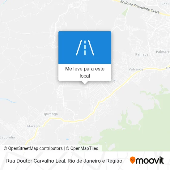 Rua Doutor Carvalho Leal mapa