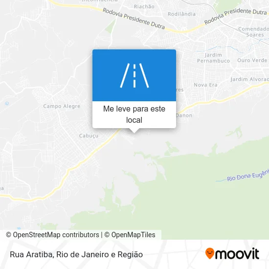 Rua Aratiba mapa