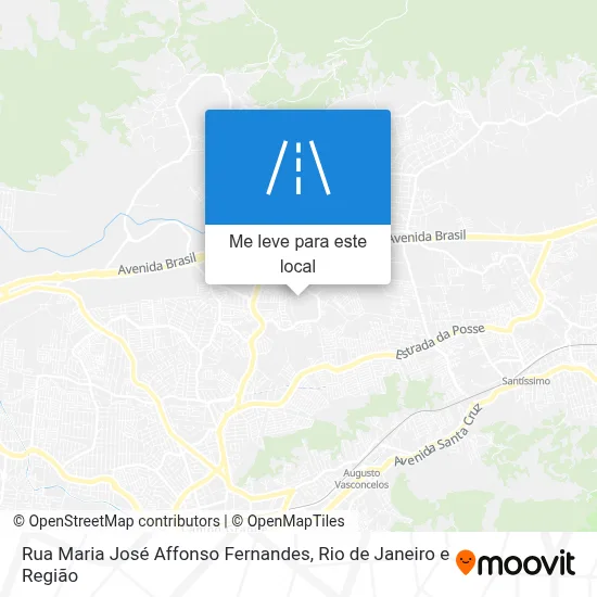 Rua Maria José Affonso Fernandes mapa
