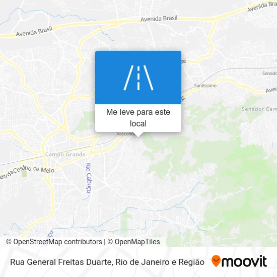 Rua General Freitas Duarte mapa