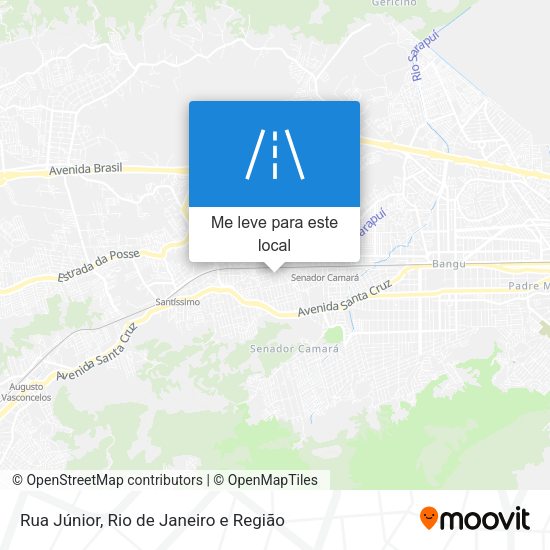Rua Júnior mapa