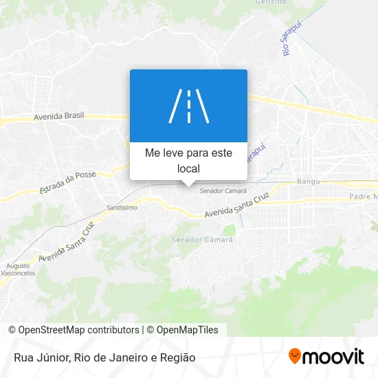 Rua Júnior mapa