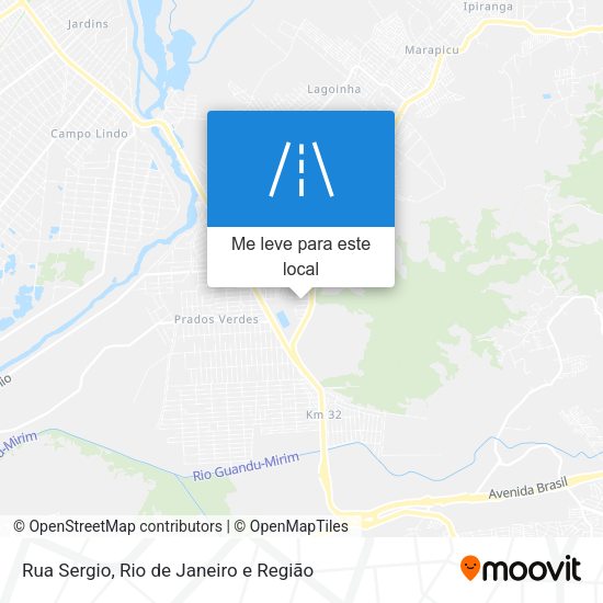 Rua Sergio mapa