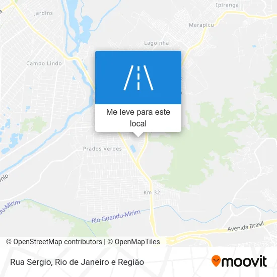 Rua Sergio mapa