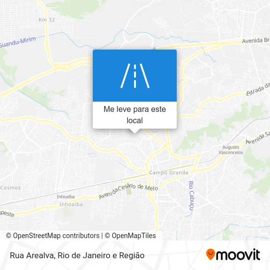 Rua Arealva mapa