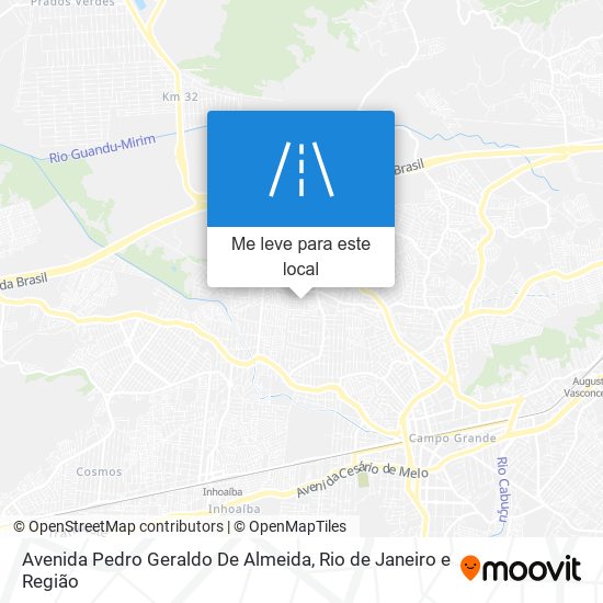 Avenida Pedro Geraldo De Almeida mapa