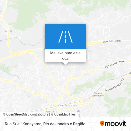 Rua Sueli Kanayama mapa