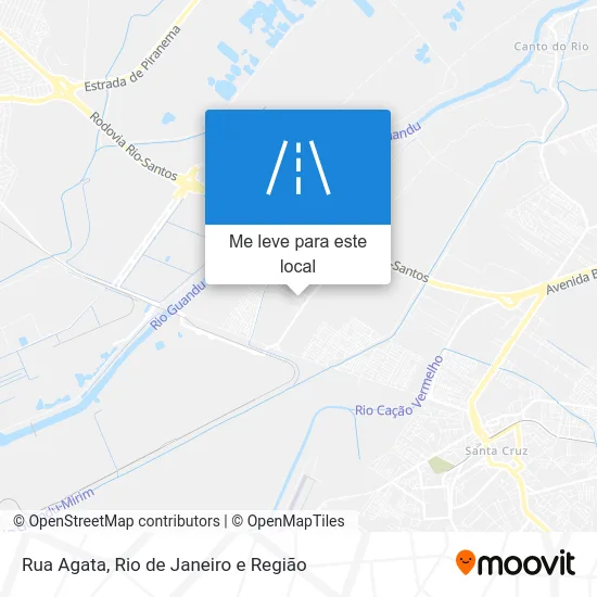 Rua Agata mapa