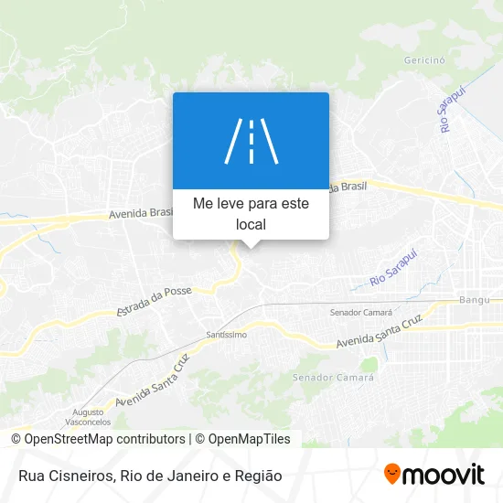 Rua Cisneiros mapa
