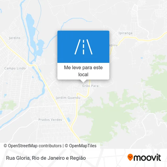 Rua Gloria mapa