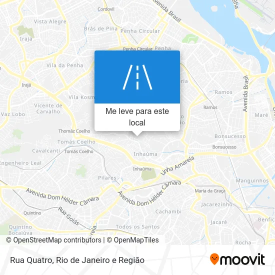 Rua Quatro mapa