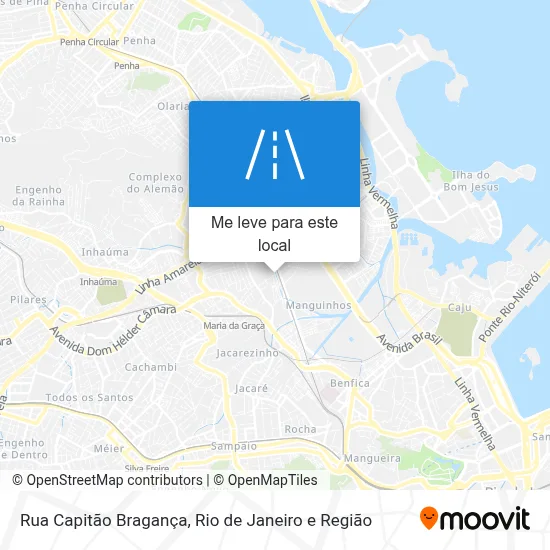 Rua Capitão Bragança mapa